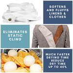 Load image into Gallery viewer, New Zealand Organic Wool Dryer Balls (6 Pack)