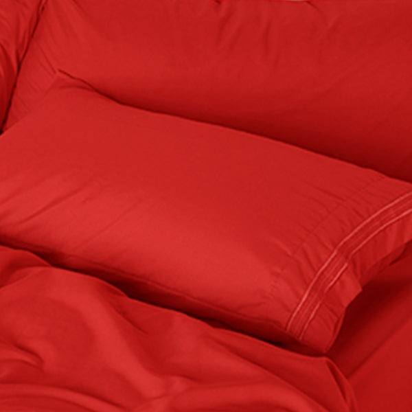 Aurora Red Sleep Oasis Sheet Sets