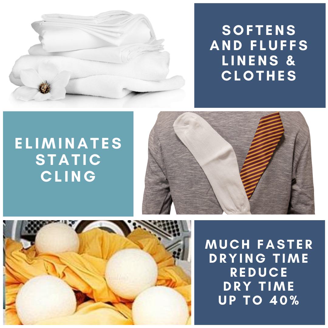 Dryer balls best sale static cling