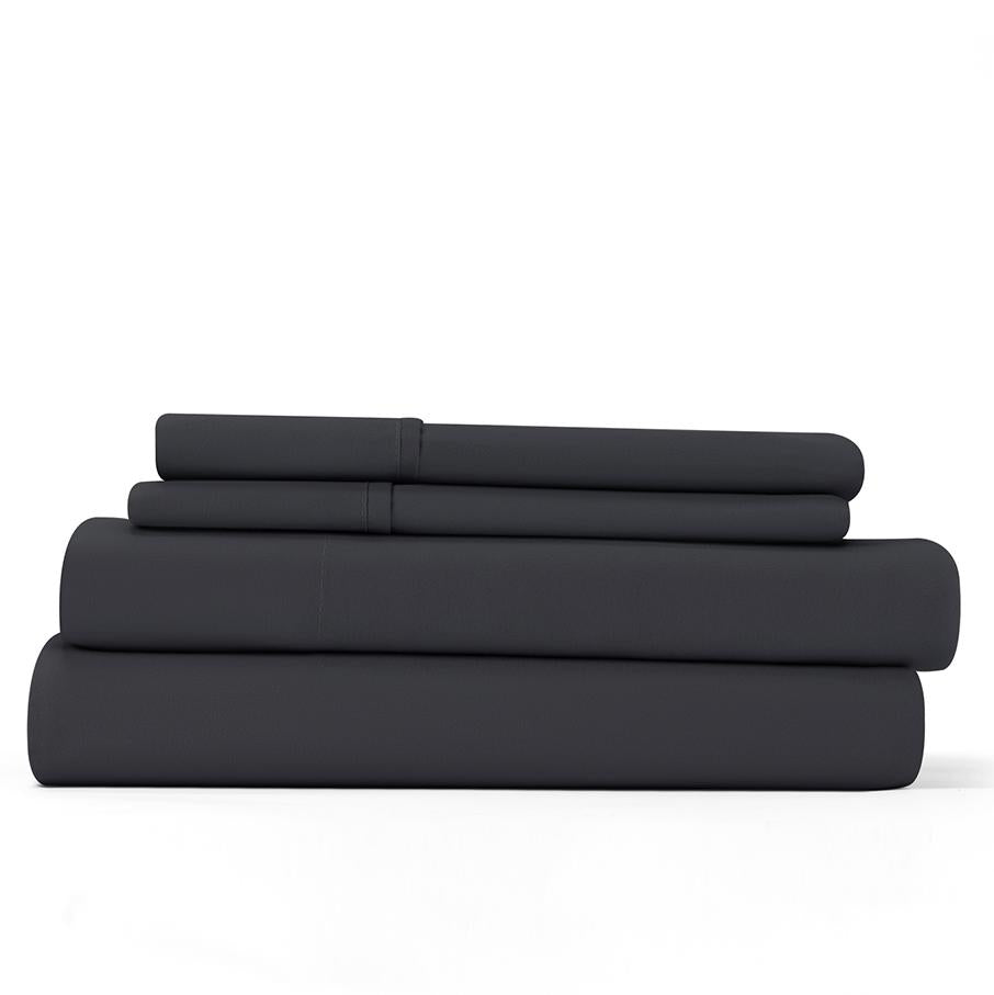 Midnight Black 4 Piece Sheet Set Sleep Collection