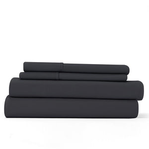 Midnight Black 4 Piece Sheet Set Sleep Collection