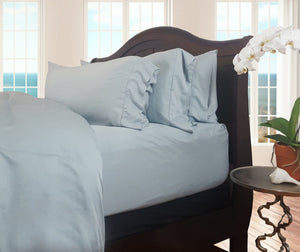 Sea Breeze Blue Natural Bamboo Pillowcase Set